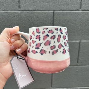 Pink and White Leopard Coffee Mug